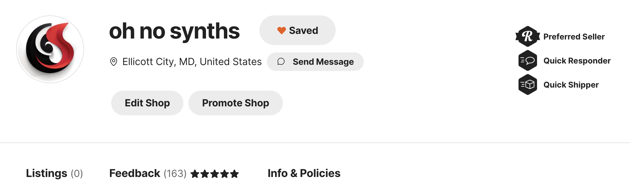 oh no! synths on Reverb preview
